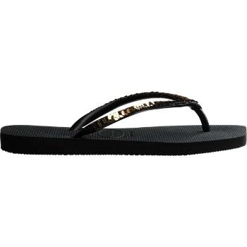 HAVAIANAS SQUARE MAGIC SEQUIN Dámské žabky, černá, velikost 41/42