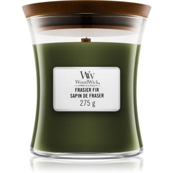 Woodwick Frasier Fir vonná svíčka s dřevěným knotem 275 g