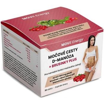 MOVit Močové cesty D-Manóza + Brusinky PLUS, 30 sáčků (8594202100993)