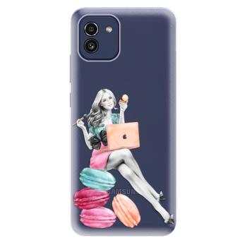 Odolné silikonové pouzdro iSaprio - Girl Boss - Samsung Galaxy A03