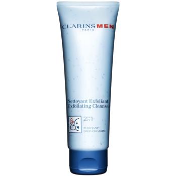 Clarins Men Exfoliating Cleanser čisticí pleťový peeling 2 v 1 125 ml