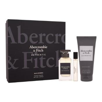 Abercrombie & Fitch Authentic dárková kazeta toaletní voda 100 ml +  toaletní voda 15 ml + sprchový gel 200 ml pro muže