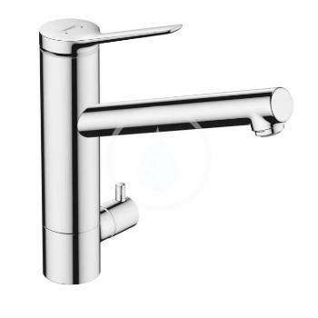 HANSGROHE Zesis M33 Dřezová baterie 200, uzavírací ventil spotřebiče, chrom 74808000