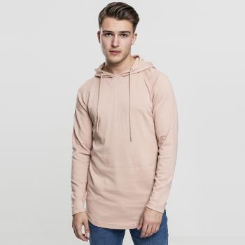 Mikina Urban Classics Long Shaped Terry Hoody lightrose - S