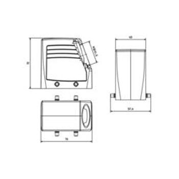 Pouzdro konektoru HDC 24D TOLU 1M32G EMC Weidmüller 2544000000 1 ks