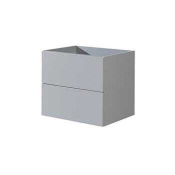 Aira desk, koupelnová skříňka, šedá, 2 zásuvky, 610x530x460 mm (CN730S)