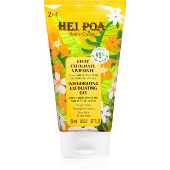 Hei Poa Tahiti Monoi Oil Zest of Lemon exfoliační gel 150 ml