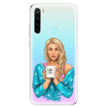 Odolné silikonové pouzdro iSaprio - Coffe Now - Blond - Xiaomi Redmi Note 8