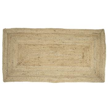Obdélníkový přírodní jutový koberec- 70*140*1cm DEJM70