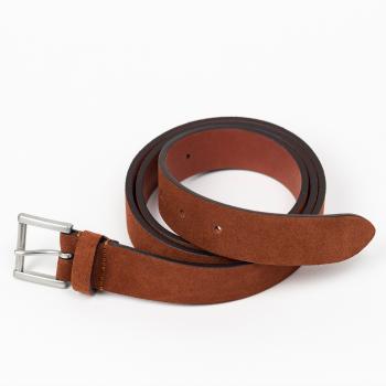 Červený pásek Leather Calf - S