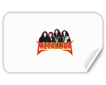 Samolepky obdelník - 5 kusů Metallica