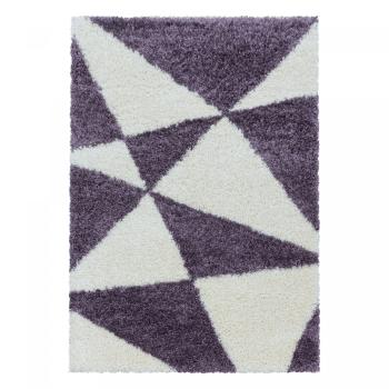 Ayyildiz koberce Kusový koberec Tango Shaggy 3101 lila - 280x370 cm Fialová