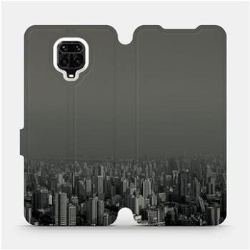 Flipové pouzdro na mobil Xiaomi Redmi Note 9 Pro - V063P Město v šedém hávu (5903516247769)