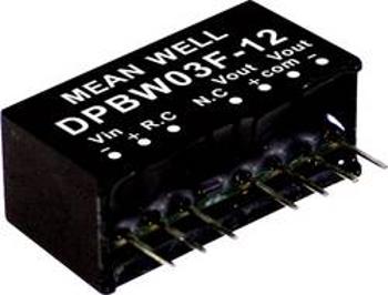 DC/DC měnič napětí, modul Mean Well DPBW03F-05, 300 mA, 3 W, Počet výstupů 2 x