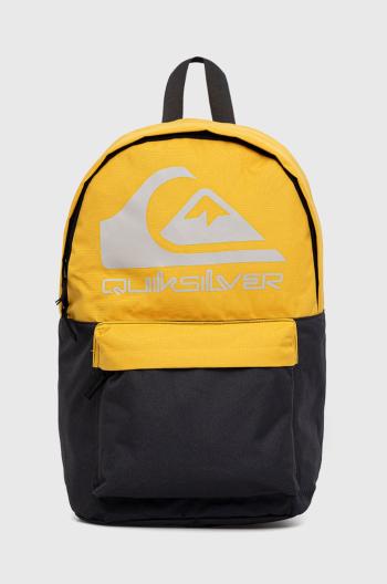 Batoh Quiksilver pánský, žlutá barva, velký, vzorovaný