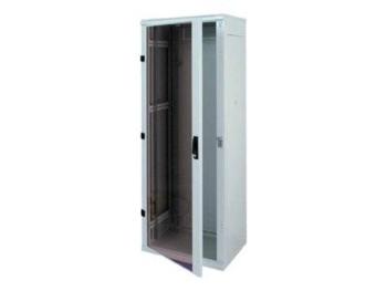 Rack Triton 19'' stojanový 22U/800x600 prosklené dveře, šedý, RMA-22-A86-CAX-A1