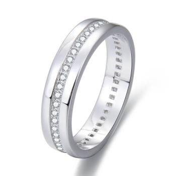 Beneto Stříbrný prsten se zirkony AGG330 54 mm