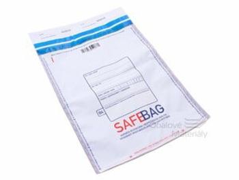 Obálka Safebag 186x255+klopa 40mm bílá