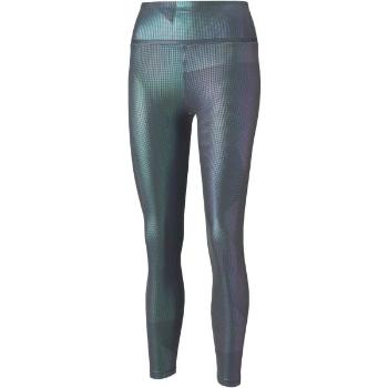 Puma STARDUST CRYSTALLINE HIGH WAIST 7/8 TIGHT Dámské 7/8 legíny, stříbrná, velikost M