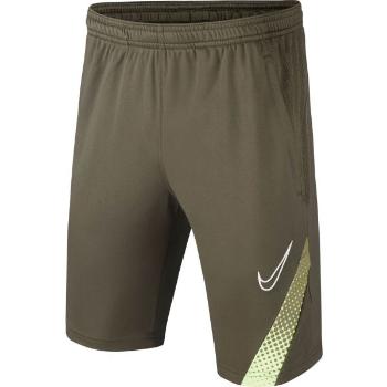 Nike DRY ACD M18 SHORT B Chlapecké fotbalové šortky, khaki, velikost S
