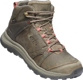 Keen TERRADORA II LEATHER MID WP W brindle/redwood Velikost: 41 dámské boty