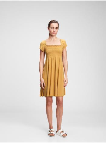 Žluté dámské šaty mini dress GAP