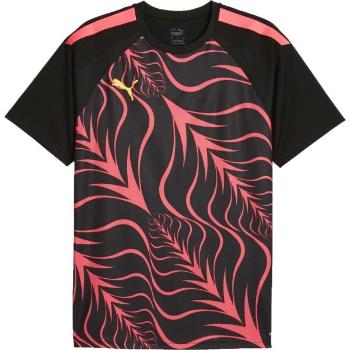 Puma INDIVIDUALLIGA GRAPHIC JERSEY Pánské sportovní triko, černá, velikost