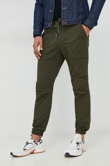 Kalhoty GAP pánské, zelená barva