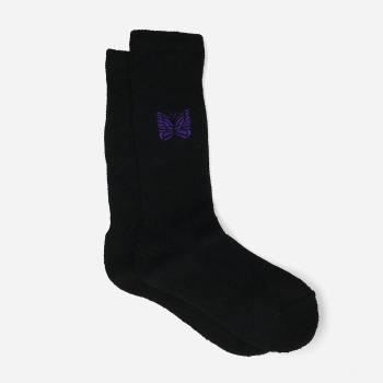 Ponožky Needles Pile Socks LQ048 BLACK