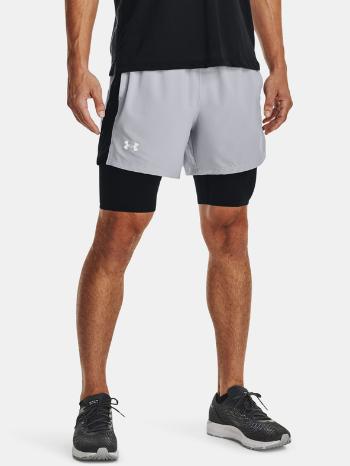 Under Armour UA Launch 5'' 2-IN-1 Kraťasy Šedá