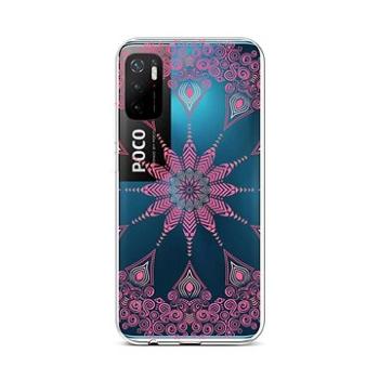 TopQ Xiaomi Poco M3 Pro silikon Pink Mandala 59957 (Sun-59957)