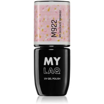 MYLAQ UV Gel Polish My Promise gelový lak na nehty odstín My Delicate Promise 5 ml