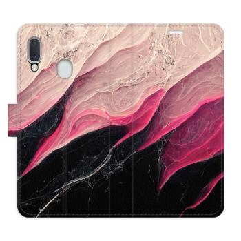 Flipové pouzdro iSaprio - BlackPink Marble - Samsung Galaxy A20e