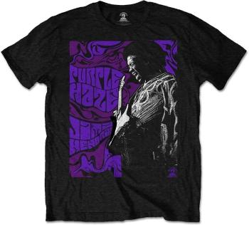 Jimi Hendrix Tričko Purple Haze Black XL