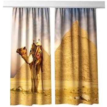 MyBestHome 3D dekorační závěs 124V EGYPT 2x160x250 cm set 2 kusy (8596212007705)