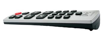 Ovladač dálkový  SEKI  GRANDE černý/stříbrný pro seniory - univerzální - velká tlačítka