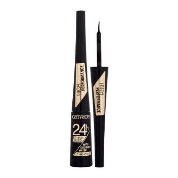 Catrice 24H Brush Liner Longlasting 3 ml oční linka pro ženy 010 Ultra Black tekuté linky