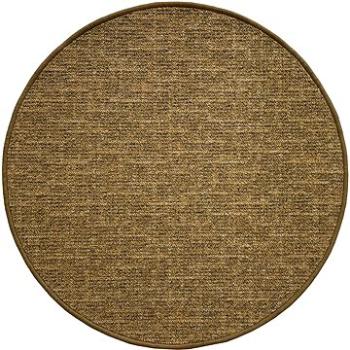 Kusový koberec Alassio zlatohnědá kruh 100 cm (3253)