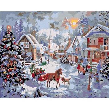 Malování podle čísel - Vánoce v malebné vesničce (HRAmal00508nad)