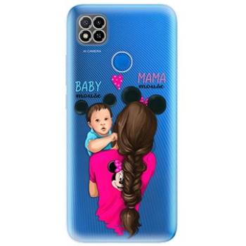 iSaprio Mama Mouse Brunette and Boy pro Xiaomi Redmi 9C (mmbruboy-TPU3-Rmi9C)