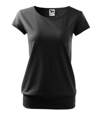 MALFINI Dámské tričko City - Černá | XL