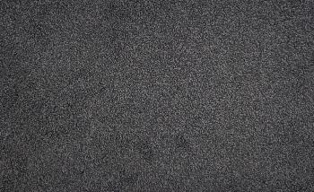 Tapibel Metrážový koberec Supersoft 850 tm. šedý -  s bordurou  Šedá 4m