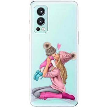 iSaprio Kissing Mom pro Blond and Girl pro OnePlus Nord 2 5G (kmblogirl-TPU3-opN2-5G)