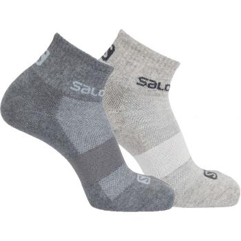 Salomon SOCKS EVASION 2-PACK Ponožky, šedá, velikost 39-41