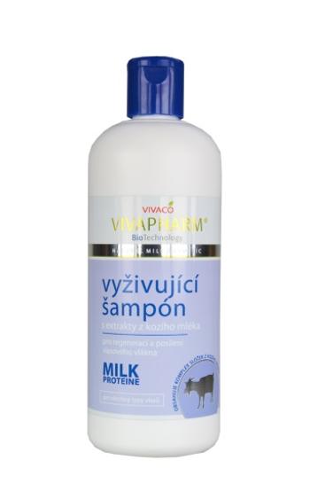 VivaPharm Vyživující šampon s extrakty z kozího mléka 400 ml