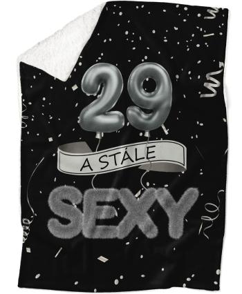 Deka Stále sexy – Černá (věk: 29, Podšití beránkem: ANO)