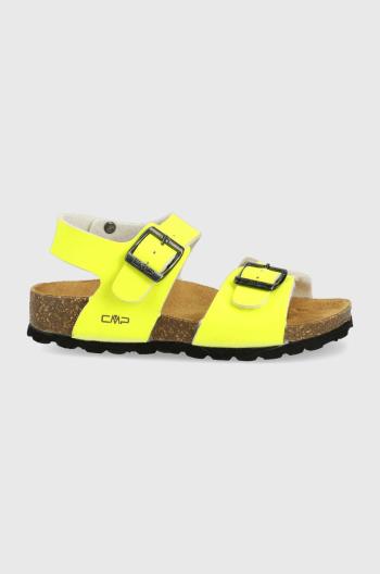 Dětské sandály CMP žlutá barva