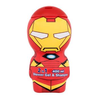 Marvel Avengers Iron Man 2in1 Shower Gel & Shampoo 2D 400 ml sprchový gel pro děti