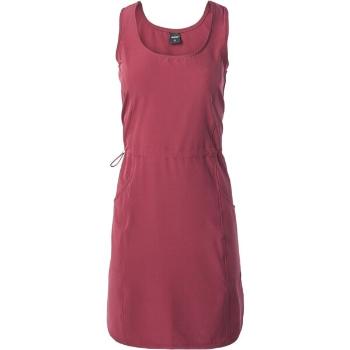 Hi-Tec LADY TOMA Dámské outdoorové šaty, červená, velikost S