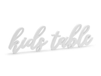 PartyDeco Dřevěná dekorace - Kids table